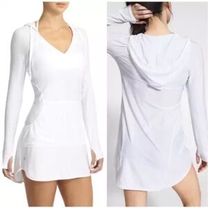 Athleta Ivory Long Sleeve Pullover